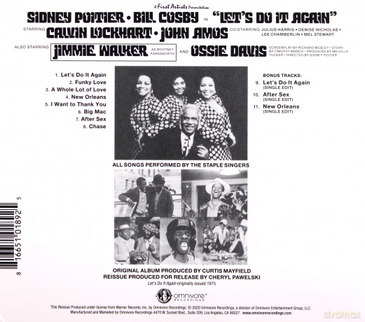 Let's Do It Again soundtrack (The Staple Singers) [CD]