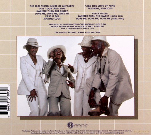 The Staples: Pass It On [CD]