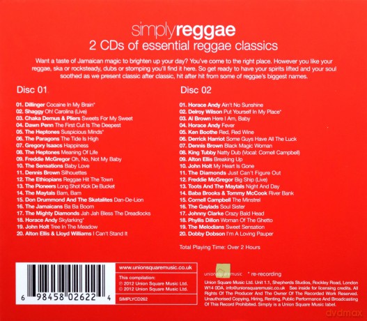 Simply Reggae [2CD]