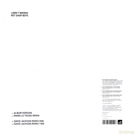 Pet Shop Boys: I Don't Wanna [CD]