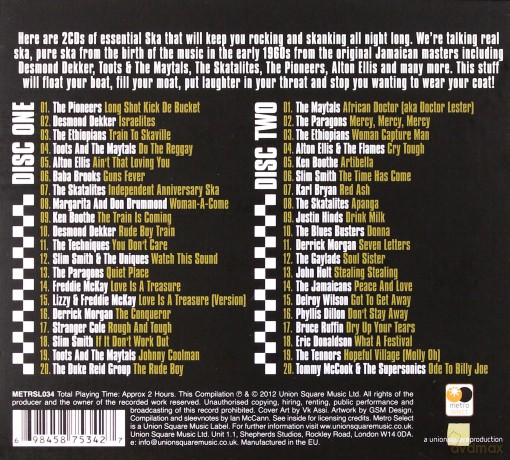 Ska Moonstompers Shufflers And Skankers [2CD]