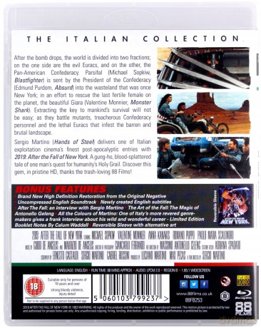2019: After the Fall of New York [Blu-Ray]