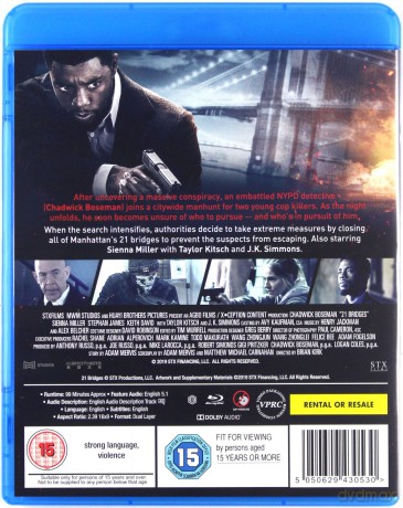 21 Bridges (21 mostów) [Blu-Ray]