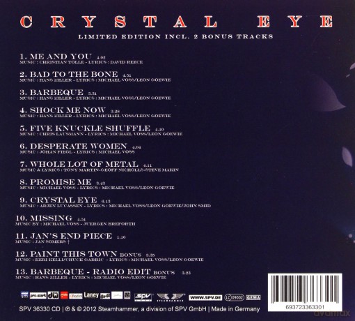 Vengeance: Crystal Eye Limited Edition [CD]