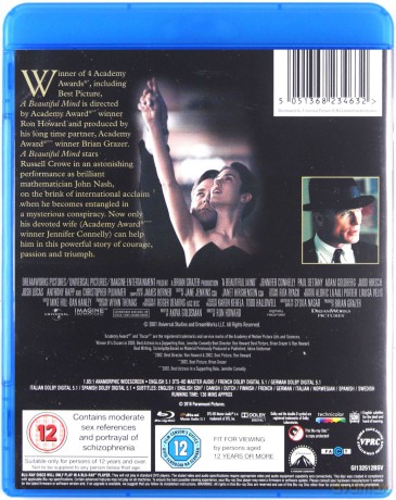 A Beautiful Mind (Piękny umysł) [Blu-Ray]