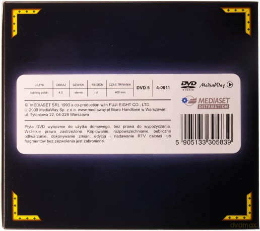 Księga baśni - Baśniowa kolekcja [BOX] [8DVD]