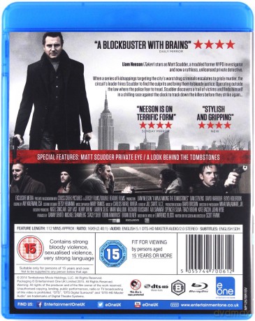A Walk Among The Tombstones (Krocząc wśród cieni) [Blu-Ray]