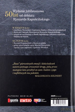 Busz po polsku. Postscriptum - Ryszard Kapuściński (digibook) [AUDIOBOOK] [CD]