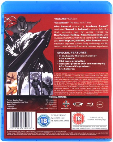 Afro Samurai (Afrosamuraj) [Blu-Ray]
