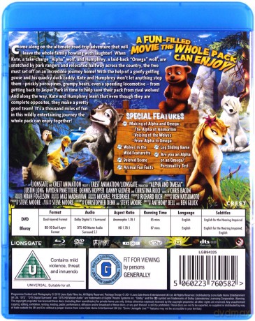 Alpha And Omega (Zakochany wilczek) [Blu-Ray]+[DVD]