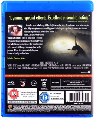 Altered States (Odmienne stany świadomości) [Blu-Ray]