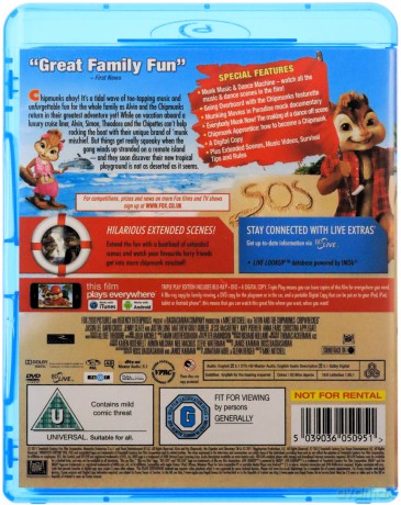Alvin And The Chipmunks 3 - Chipwrecked (Alvin i wiewiórki 3) [2xBlu-Ray]