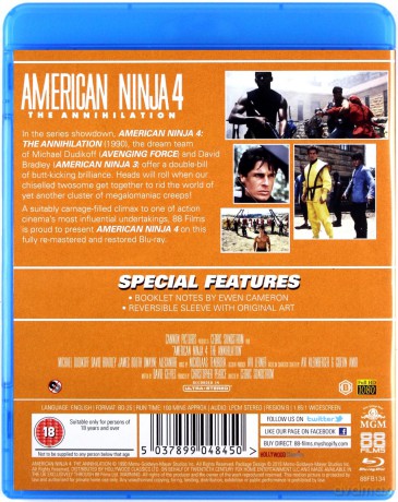 American Ninja 4 - The Annihilation (Amerykański ninja 4) [Blu-Ray]