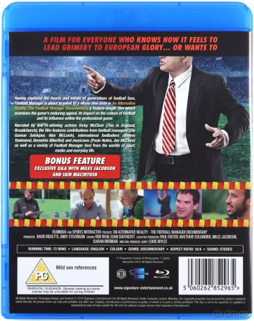 An Alternative Reality - The Football Manager Documentary [Blu-Ray]