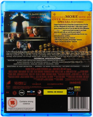 Angels & Demons / The Da Vinci Code (Anioły i demony / Kod da Vinci) [2xBlu-Ray]