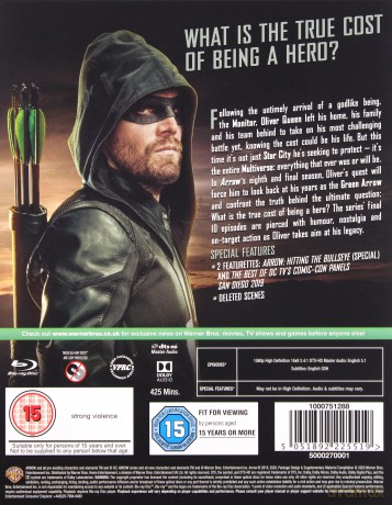 Arrow: Season 8 [Blu-Ray]