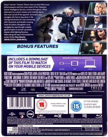 Atomic Blonde (steelbook) [Blu-Ray]