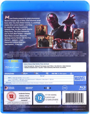 Avengers - Age Of Ultron (Avengers: Czas Ultrona) [Blu-Ray]