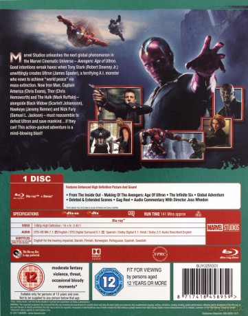 Avengers - Age Of Ultron (Avengers: Czas Ultrona) [Blu-Ray]
