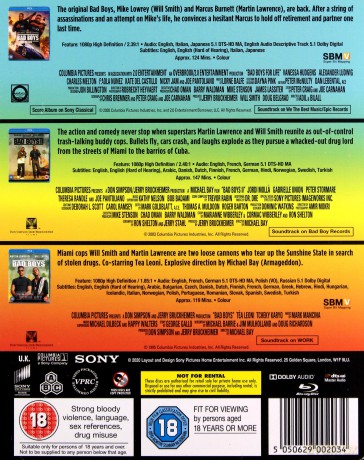 Bad Boys / Bad Boys II / Bad Boys For Life [3xBlu-Ray]