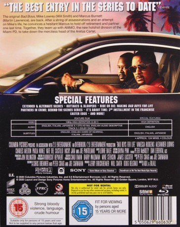 Bad Boys For Life [Blu-Ray]
