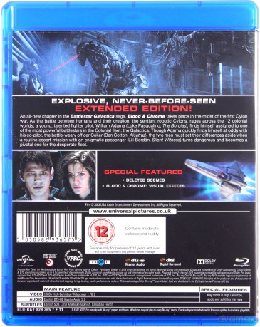 Battlestar Galactica - Blood And Chrome (Complete Mini Series) [Blu-Ray]