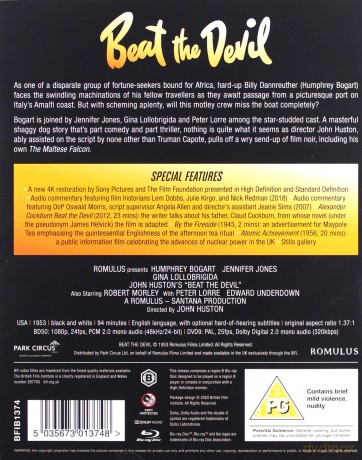 Beat the Devil (Pobij diabła) [Blu-Ray]+[DVD]
