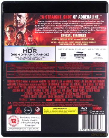 Bloodshot [Blu-Ray 4K]+[Blu-Ray]