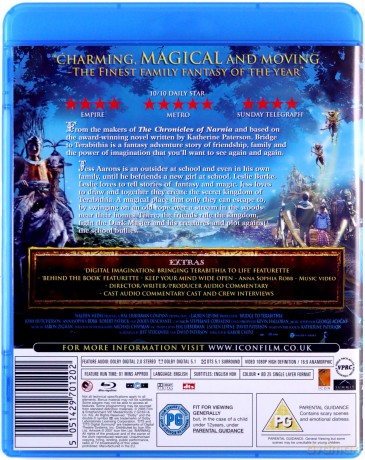 Bridge To Terabithia (Most do Terabithii) [Blu-Ray]