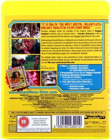Cannibal Holocaust (Director Edition) (Nadzy i rozszarpani) [Blu-Ray]