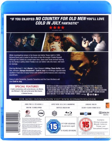 Cold In July (Chłód w lipcu) [Blu-Ray]
