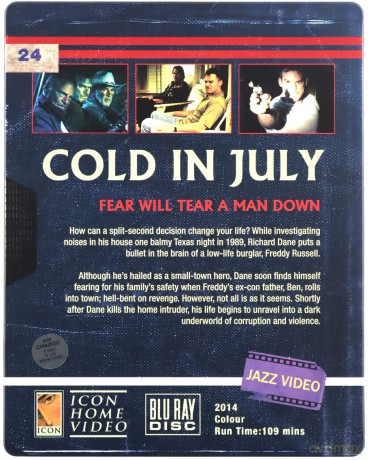 Cold In July (Chłód w lipcu) (steelbook) [Blu-Ray]