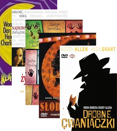 Woody Allen Antologia 2: Słodki drań / Drobne cwaniaczki / Klątwa skorpiona / Koniec z Hollywood / Życie i cała reszta [BOX] [5DVD]