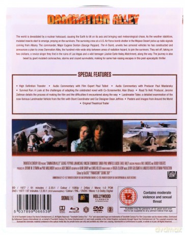 Damnation Alley (Aleja potępienia) [Blu-Ray]+[DVD]