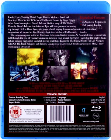 Dantes Inferno - An Animated Epic (Piekło Dantego) [Blu-Ray]
