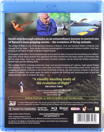 David Attenborough - Conquest Of The Skies [Blu-Ray]