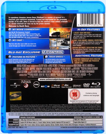 Death Race (Extended Version) (Wyścig śmierci) [Blu-Ray]