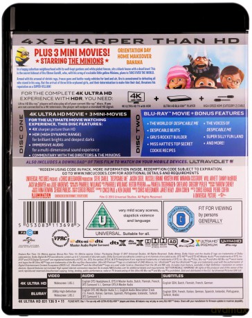 Despicable Me (Jak ukraść księżyc) [Blu-Ray 4K]+[Blu-Ray]