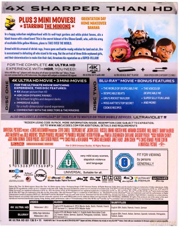 Despicable Me (Jak ukraść księżyc) [Blu-Ray 4K]+[Blu-Ray]