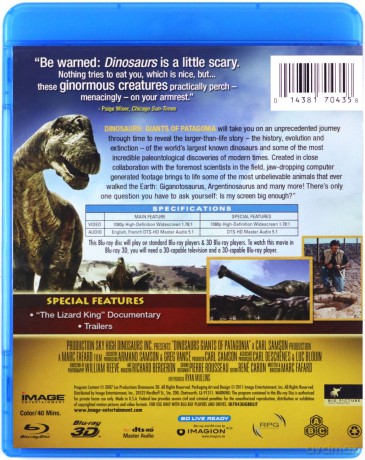 Dinosaurs - Giants Of Patagonia (Dinozaury - Giganty Patagonii) [Blu-Ray]