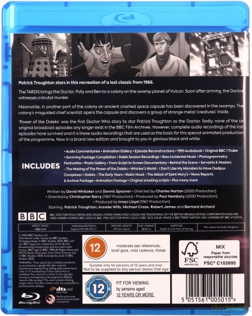 Doctor Who - The Power of the Daleks (Special Edition) [Blu-Ray]