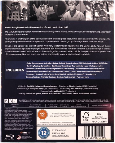Doctor Who - The Power of the Daleks (Special Edition) [Blu-Ray]