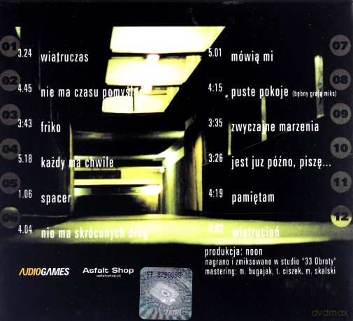Grammatik: Światła miasta (wersja instrumentalna) (digipack) [CD]