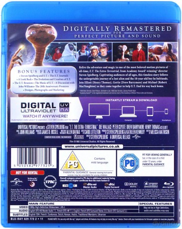 E.T. - The Extra Terrestrial [Blu-Ray]