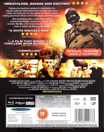 Elite Squad - The Enemy Within (Elitarni - Ostatnie starcie) [Blu-Ray]