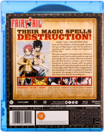 Fairy Tail - Collection 1 - Episodes 1-24 [4xBlu-Ray]