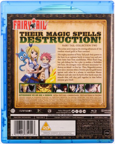 Fairy Tail - Collection 2 - Episodes 25-48 [4xBlu-Ray]