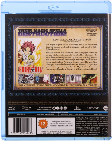 Fairy Tail - Collection 3 - Episodes 49-72 [4xBlu-Ray]