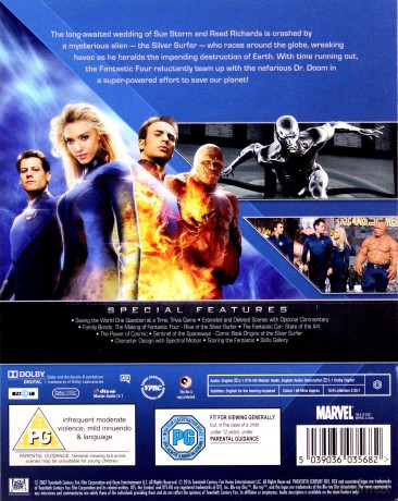 Fantastic 4 - Rise Of The Silver Surfer (Fantastyczna Czwórka: Narodziny Srebrnego Surfera) [Blu-Ray]