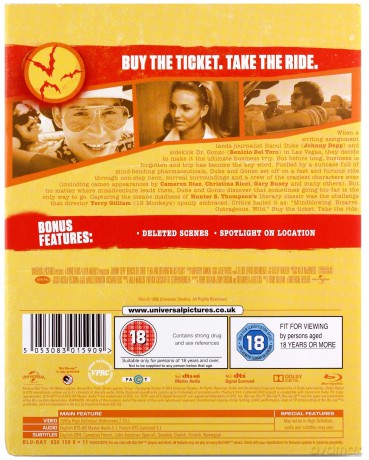 Fear And Loathing In Las Vegas (steelbook) (Las Vegas Parano) [Blu-Ray]